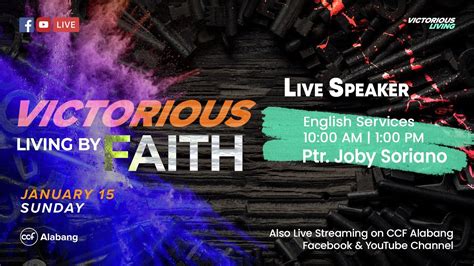ccf sunday service schedule today|CCF Alabang .